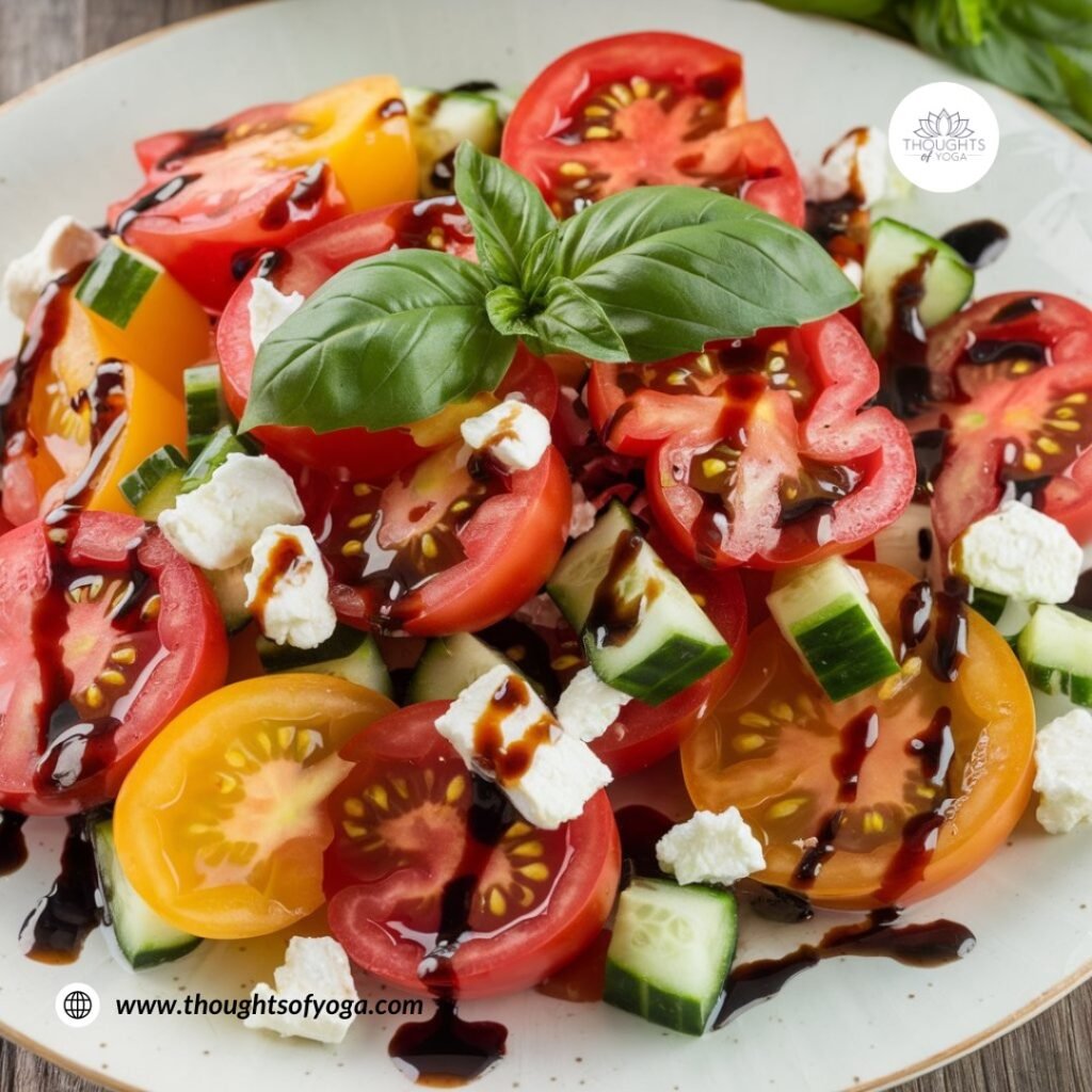 Basket of ripe organic tomatoes on a wooden table